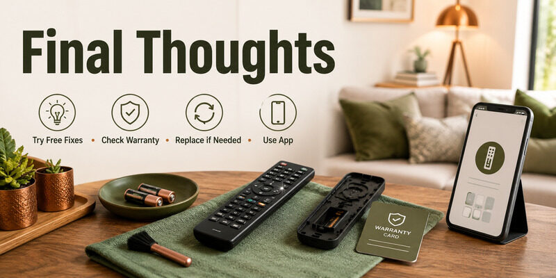 Sony TV Remote Repair: Fix, Replace, or Go App-Free