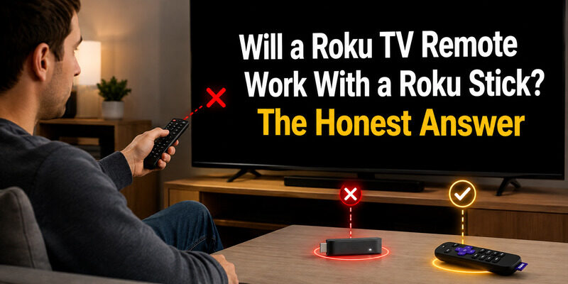 Will a Roku TV Remote Work With a Roku Stick?