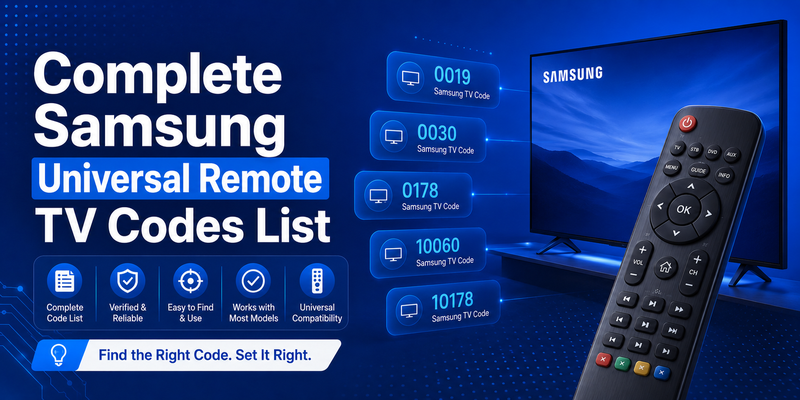 Samsung TV Code for Universal Remote