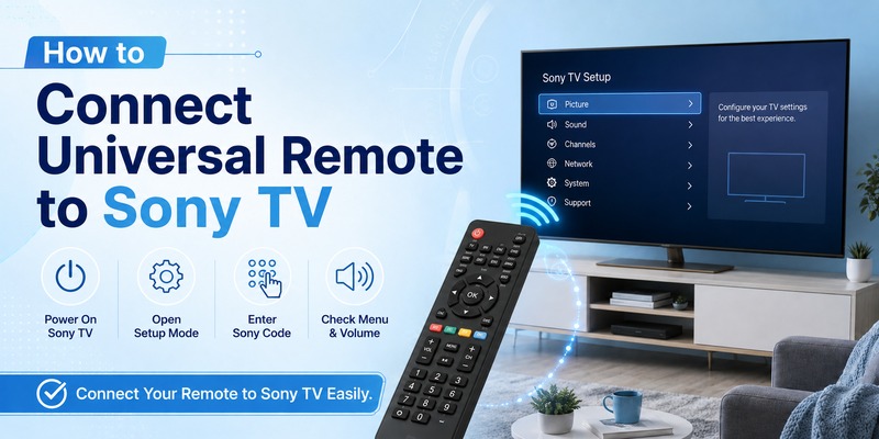 How to Connect Universal Remote to Smart TV