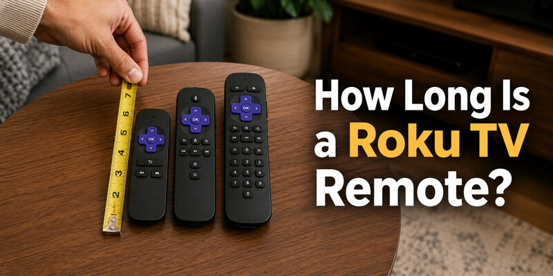 Roku TV Remote Size: Dimensions, Types, and Layout