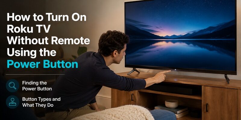 How to Turn On Roku TV Without Remote: Complete Guide