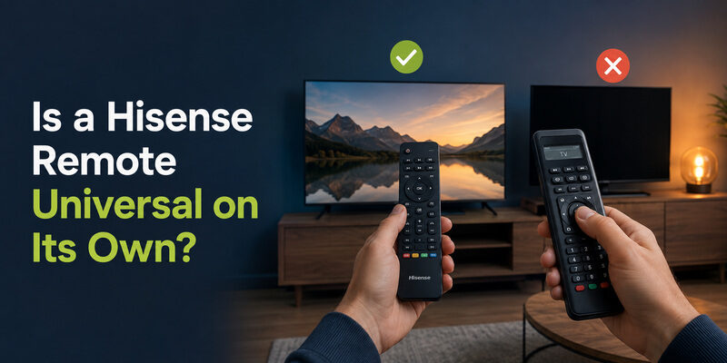 Will a Universal Remote Work on a Hisense TV?