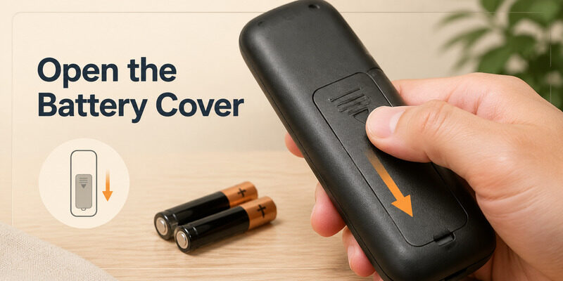 How to Open Hisense TV Remote Without Breaking the Battery Cover or Case Clips