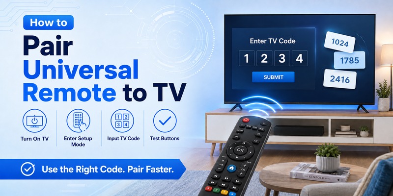 How to Pair Universal Remote to TV