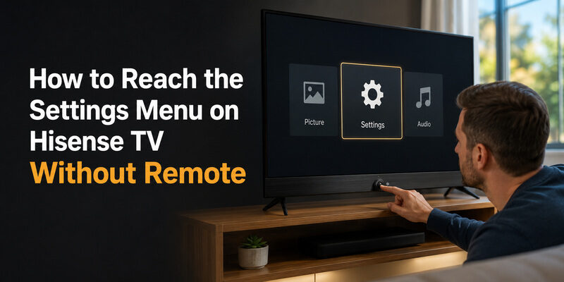 How to Turn On Hisense TV Without Remote: Every Method