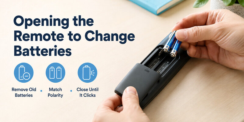 How to Open Sony TV Remote: Battery Cover and Pairing