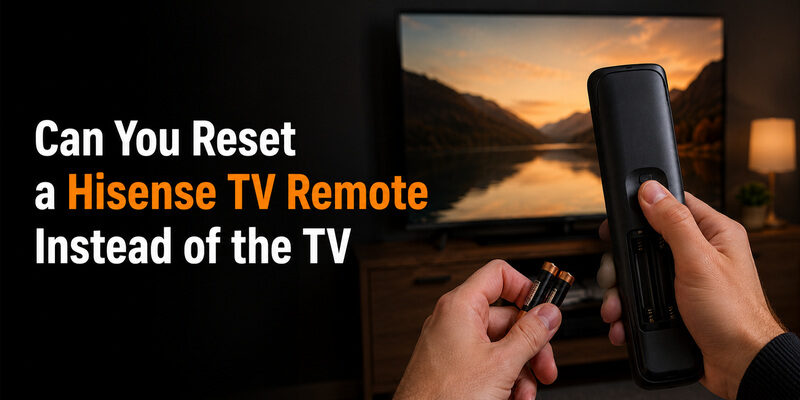 Hisense TV Factory Reset Without Remote: Step-by-Step