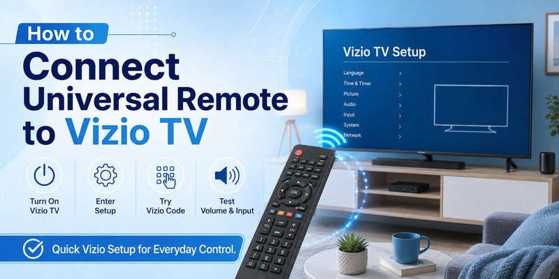 How to Connect Universal Remote to Smart TV