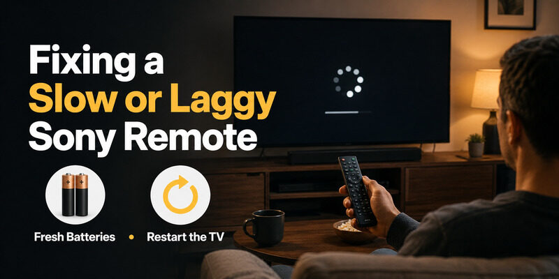 Sony TV Remote Not Working? How to Fix It Fast