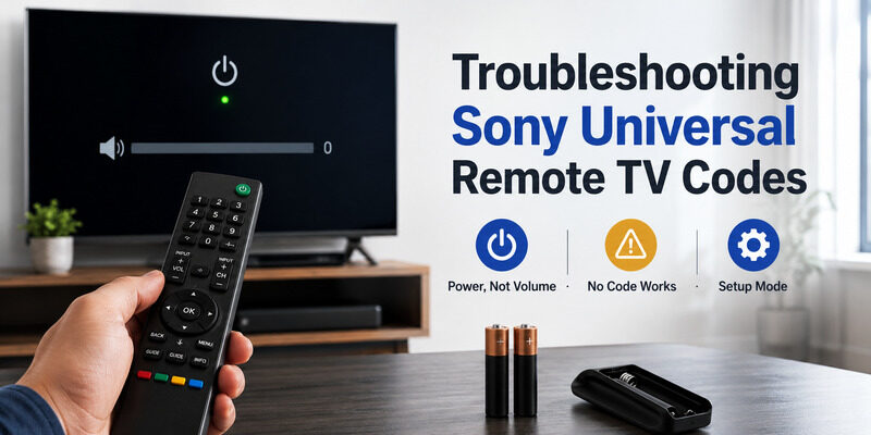 Sony Universal Remote TV Codes: Full Programming Guide
