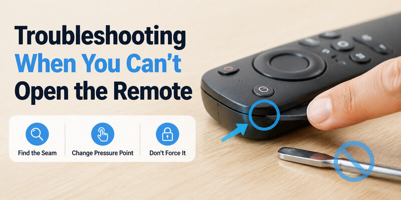 How to Open Sony TV Remote: Battery Cover and Pairing