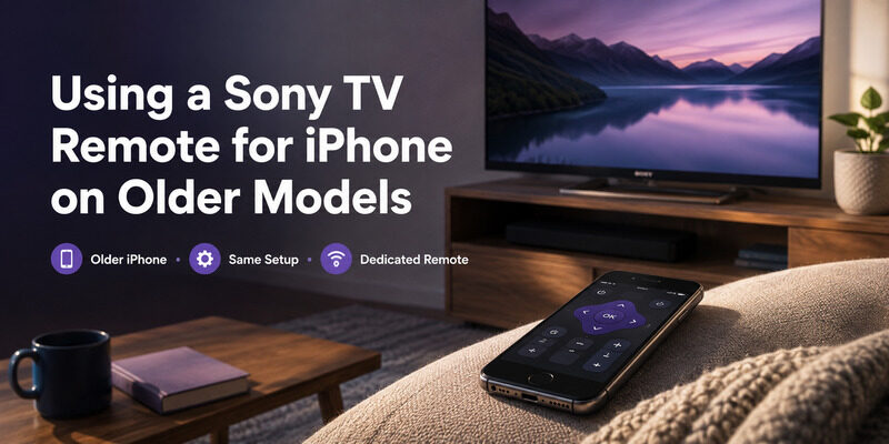 Sony TV Remote for iPhone: Control Your Sony TV on iOS