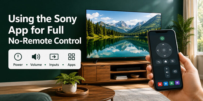 How to Turn On a Sony TV Without a Remote: Full Guide