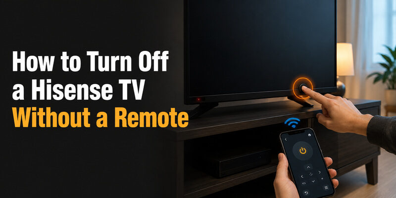 How to Turn On Hisense TV Without Remote: Every Method