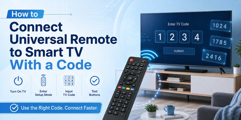 How to Connect Universal Remote to Smart TV