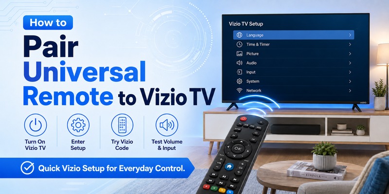 How to Pair Universal Remote to TV