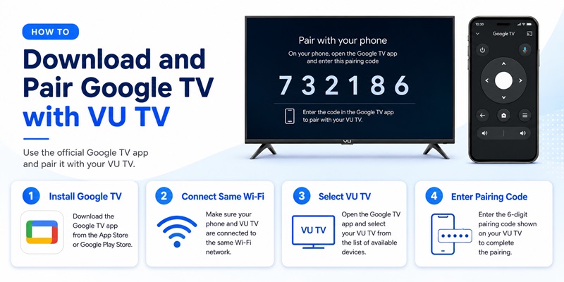 VU TV Remote Download