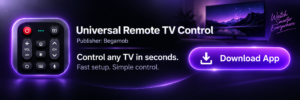 Universal Remote TV Control by Begamob