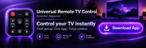 Universal Remote TV Control by Begamob