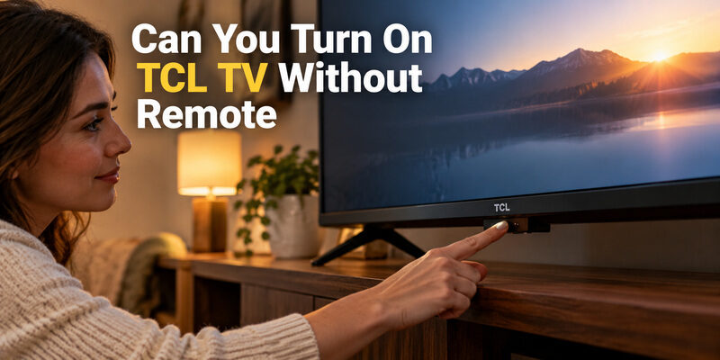 Can You Turn On TCL TV Without Remote