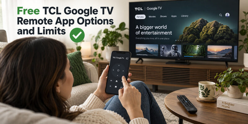 5 Best Free TCL Google TV Remote Apps to Control Your TV From Your Phone