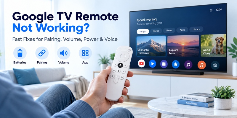 Google TV Remote Not Working