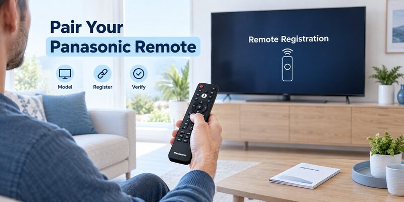 How to Pair Panasonic TV Remote by Controller and TV Model