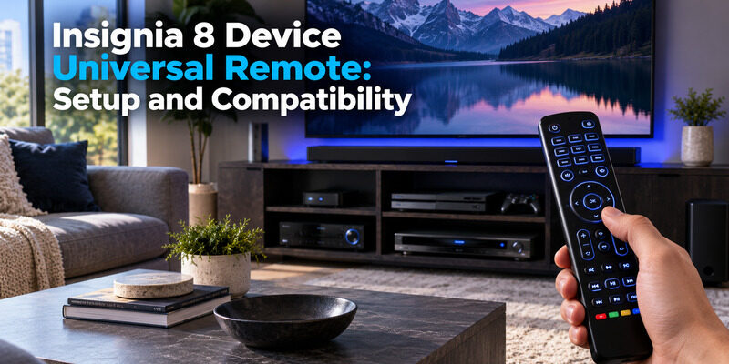 insignia 8 Device Universal Remote: Setup and Compatibility