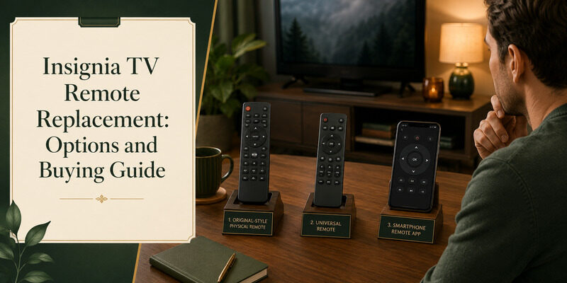 Insignia TV Remote Replacement: Options and Buying Guide