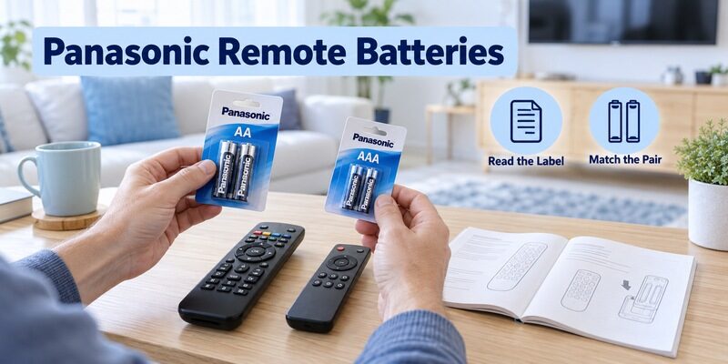 Panasonic TV Remote Battery Types Replacement and Common Problems