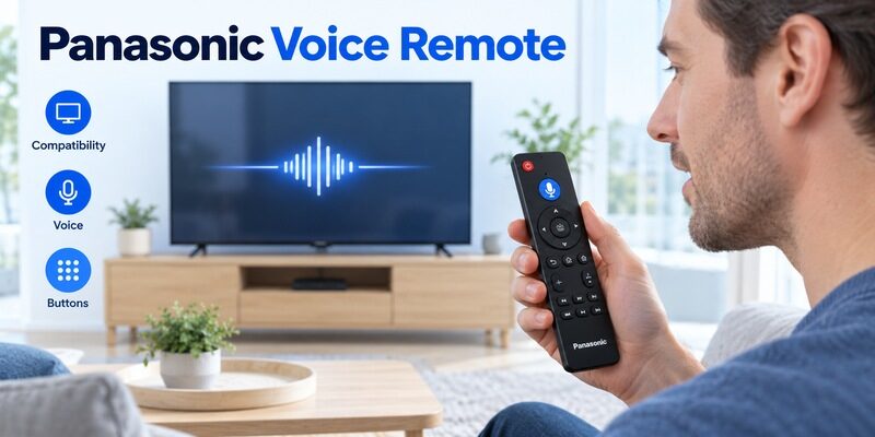 panasonic tv remote with voice control