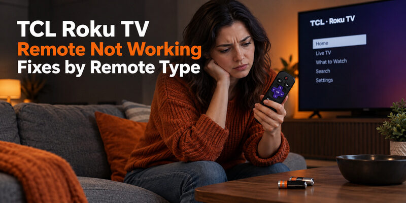 TCL Roku TV Remote Not Working? Easy Fixes to Get It Working Again