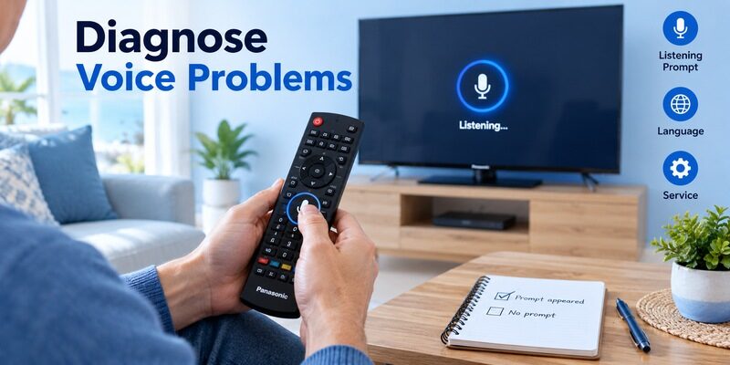 Panasonic TV Remote with Voice Control Features and Everyday Use