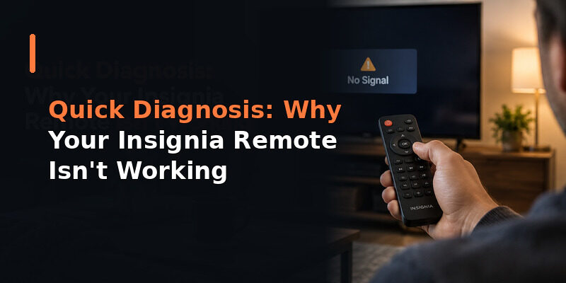 Quick Diagnosis: Why Your Insignia Remote Isn't Working