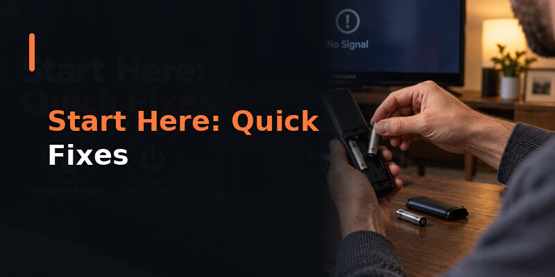 Start Here: Quick Fixes