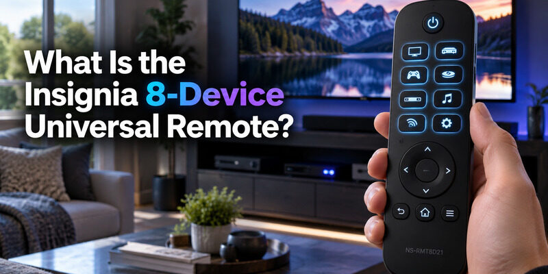 Insignia 8 Device Universal Remote: Setup and Compatibility