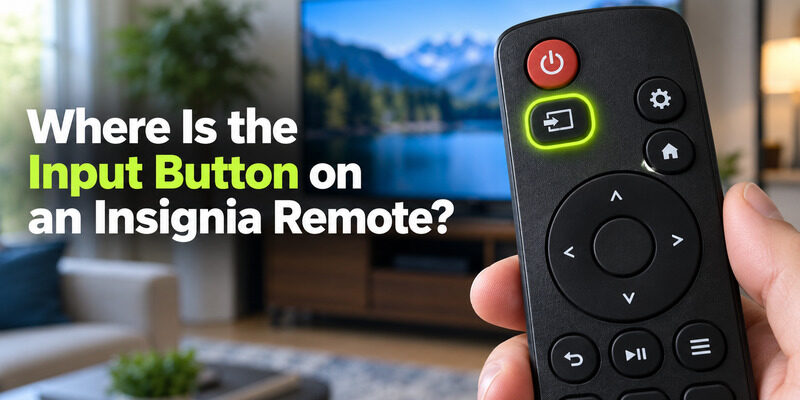 Insignia TV Remote Input Button: Location, Use, and Manual