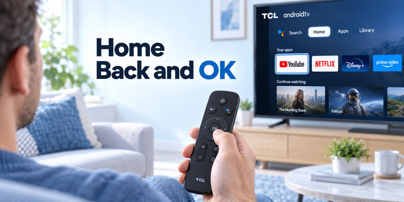 TCL Android TV Remote: Buttons, Pairing and Phone Backup