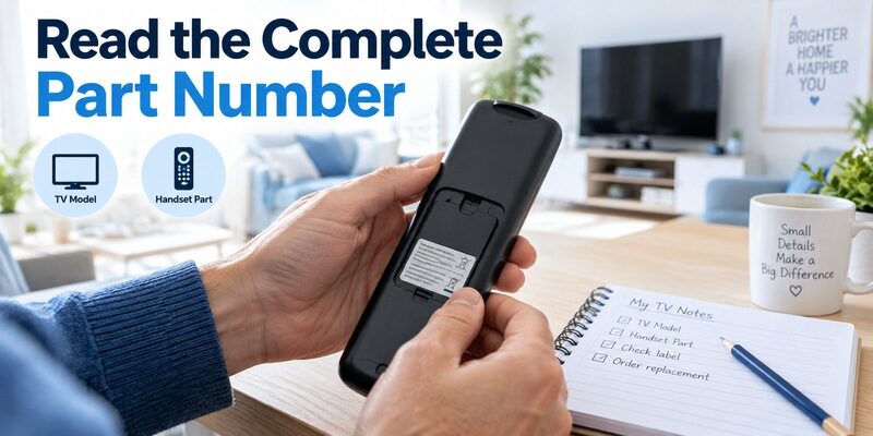 Panasonic TV Remote Viera Model Identification and Controls