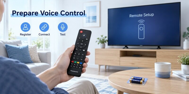 Panasonic TV Remote with Voice Control Features and Everyday Use