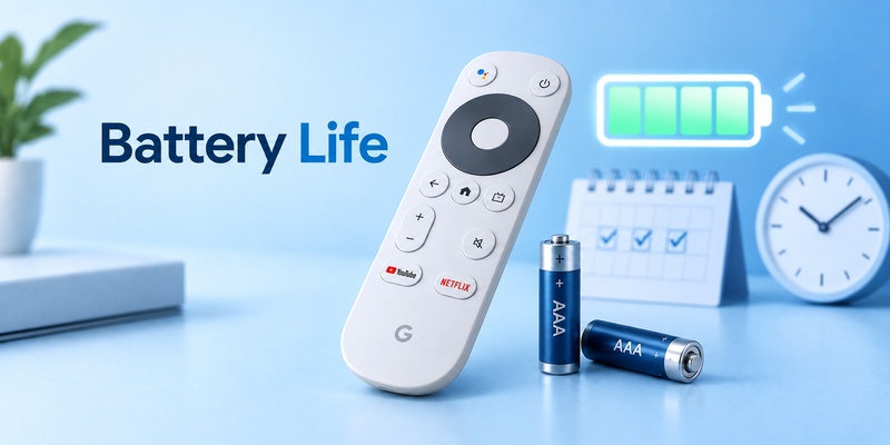Google TV Remote Battery