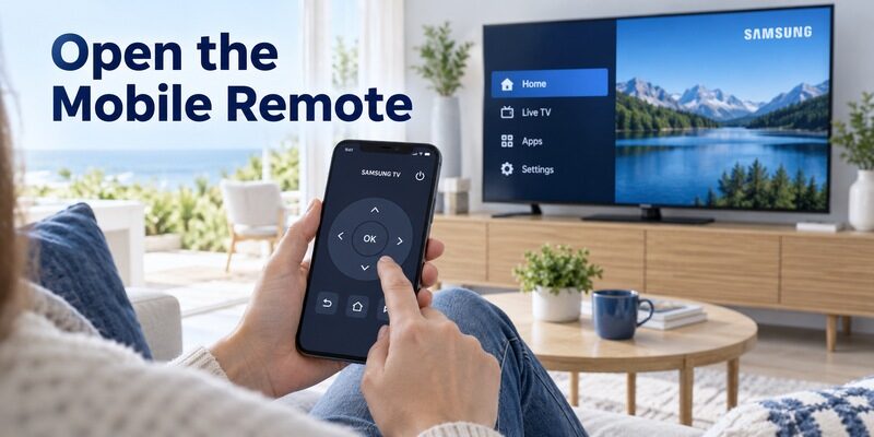 Samsung TV Remote App Free Setup with SmartThings