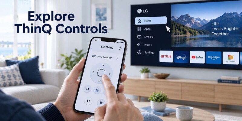 LG TV Remote App Free Control with LG ThinQ