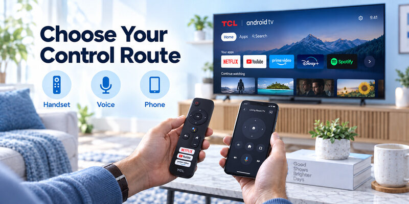 TCL Android TV Remote: Buttons, Pairing and Phone Backup