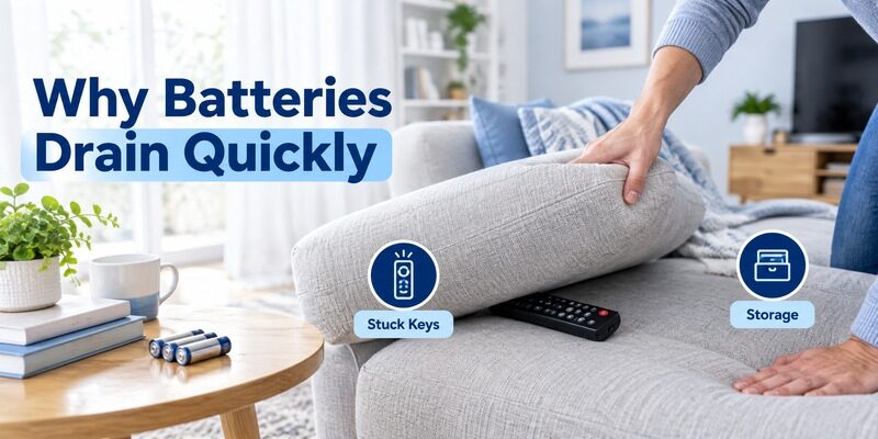 Panasonic TV Remote Battery Types Replacement and Common Problems