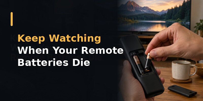 Battery size by remote • How to replace • Changing without a cover • When new batteries fail