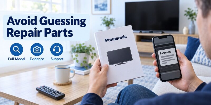 Panasonic 6 Blinks and TV Model Checks Before Repair