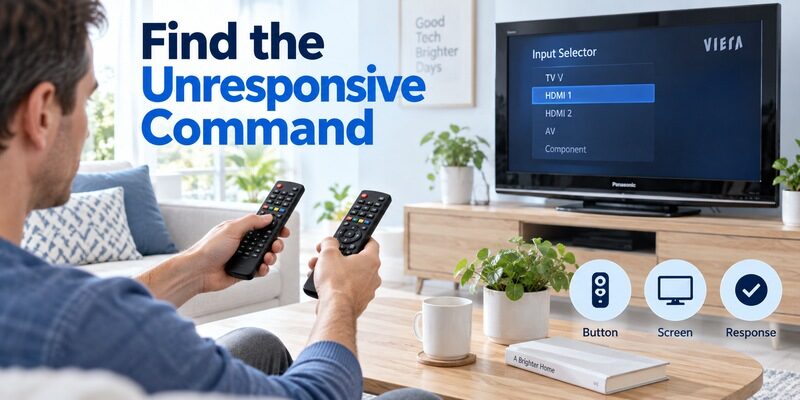 Panasonic TV Remote Viera Model Identification and Controls