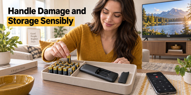 TCL TV Remote Battery Size Replacement and Drain Fixes